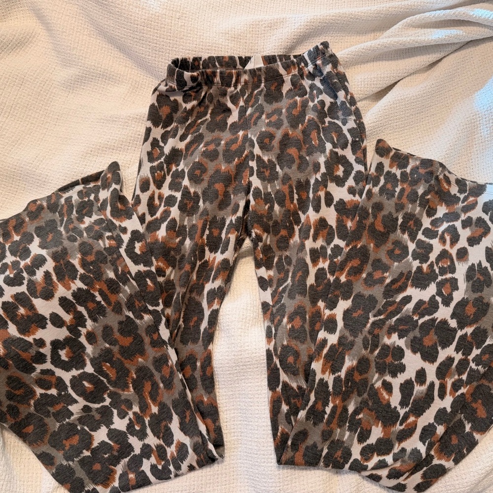 By Together LEOPARD PRINT BELLBOTTOMS